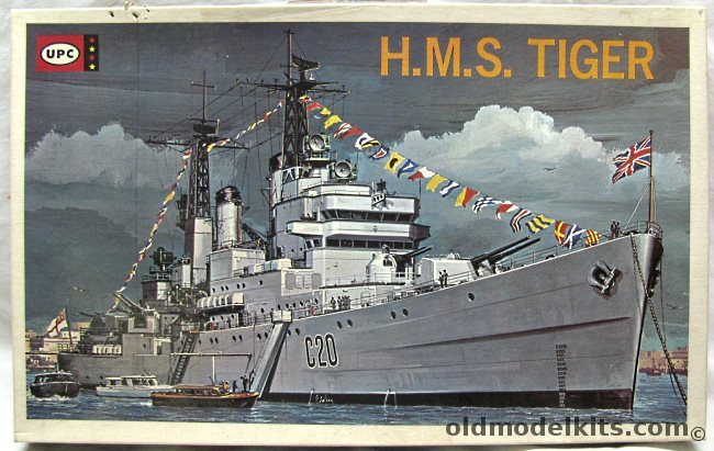 UPC 1/415 HMS Tiger C20 Cruiser, 5014-3-400 plastic model kit